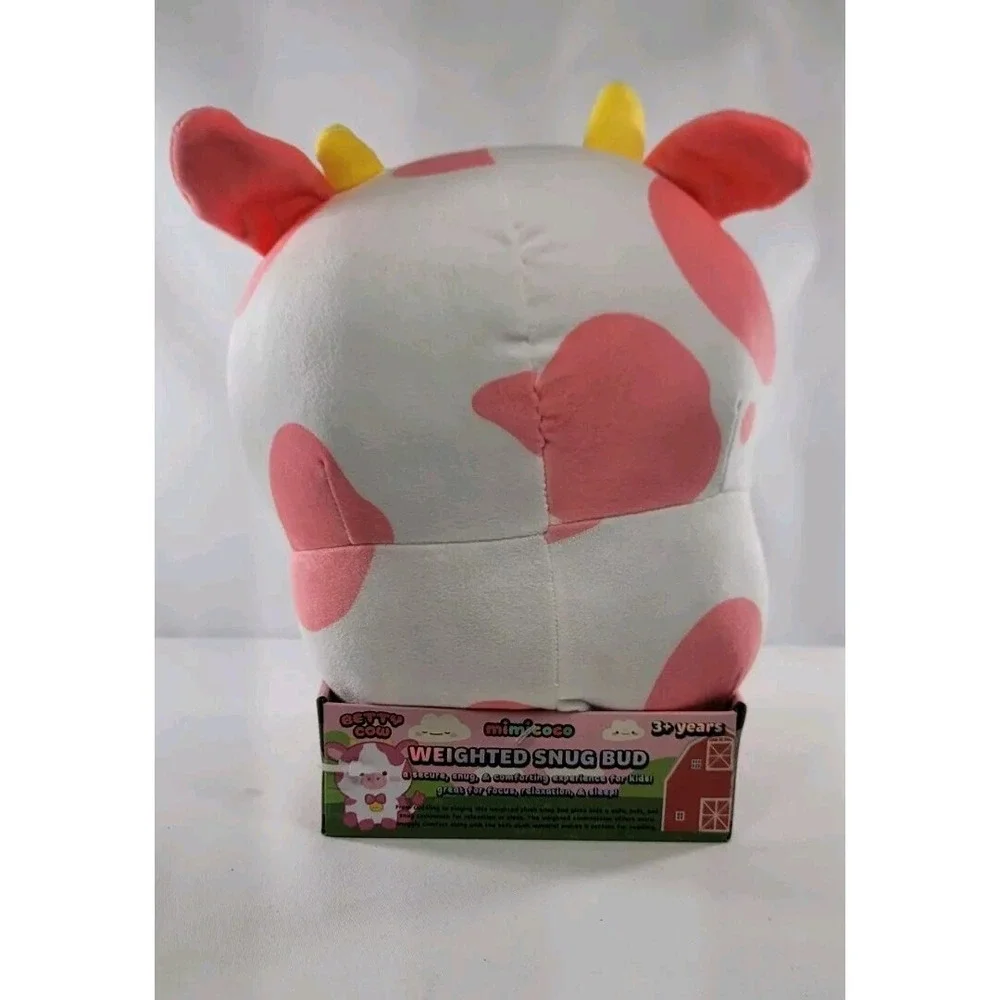 Mimicoco Betty Cow Weighted Snug Bud NIB 2.2lbs Of Super Soft Stress Support